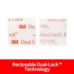 Scotch Extreme Interlocking Fasteners, 1 in Squares, Clear, 27 Sets, Holds up to 10 lbs (1 set holds 2 lbs) - Image 3
